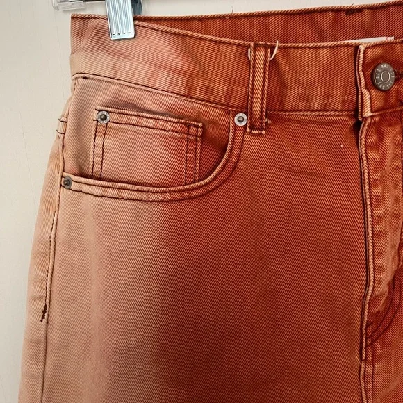 BDG Rust Orange Baggy Jeans - Picture 3 of 6